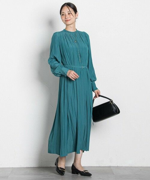 LAUTREAMONT / ロートレアモン ロング・マキシ丈ワンピース | マイクロデシンワンピース≪手洗い可能≫ | 詳細7