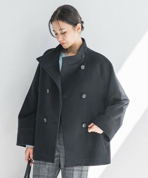 LAUTREAMONT / ロートレアモン ダッフルコート | プレミアムウールカシミヤショートコート | 詳細1