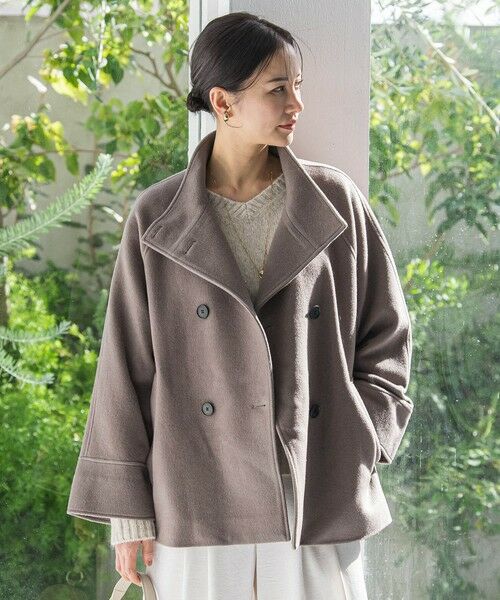 LAUTREAMONT / ロートレアモン ダッフルコート | プレミアムウールカシミヤショートコート | 詳細7