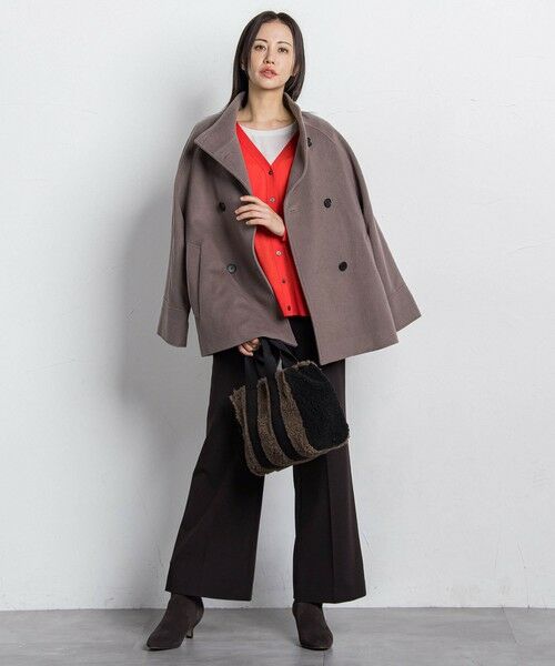 LAUTREAMONT / ロートレアモン ダッフルコート | プレミアムウールカシミヤショートコート | 詳細14