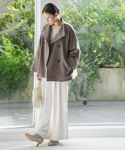 LAUTREAMONT / ロートレアモン ダッフルコート | プレミアムウールカシミヤショートコート | 詳細9