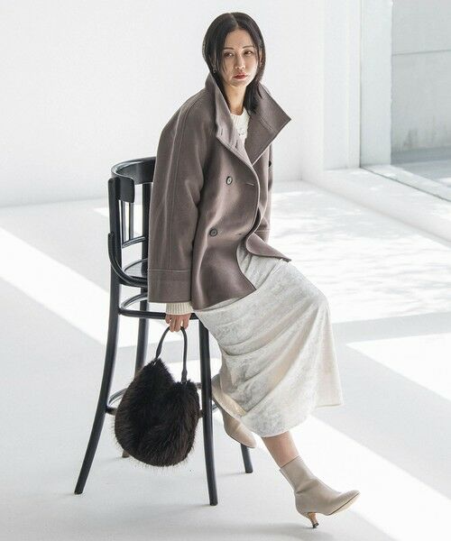 LAUTREAMONT / ロートレアモン ダッフルコート | プレミアムウールカシミヤショートコート | 詳細11