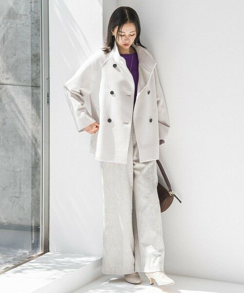 LAUTREAMONT / ロートレアモン ダッフルコート | プレミアムウールカシミヤショートコート | 詳細23