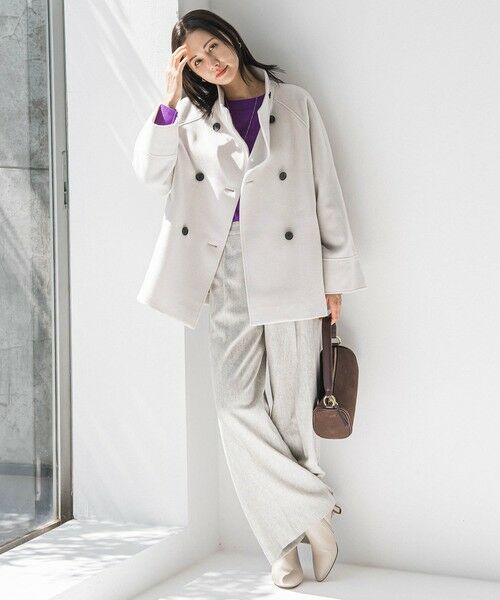 LAUTREAMONT / ロートレアモン ダッフルコート | プレミアムウールカシミヤショートコート | 詳細24