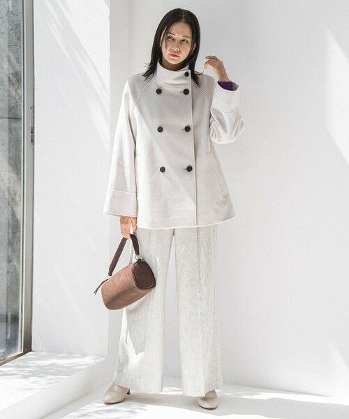 LAUTREAMONT / ロートレアモン ダッフルコート | プレミアムウールカシミヤショートコート | 詳細25