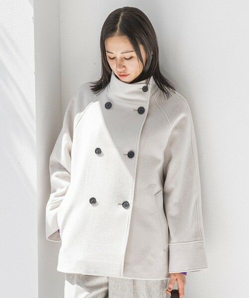 LAUTREAMONT / ロートレアモン ダッフルコート | プレミアムウールカシミヤショートコート | 詳細26