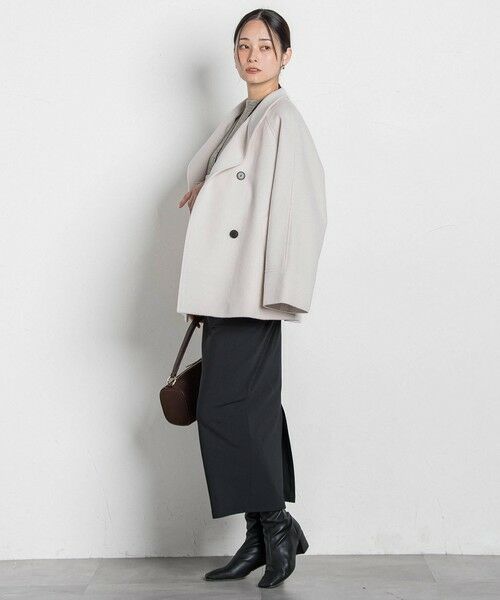 LAUTREAMONT / ロートレアモン ダッフルコート | プレミアムウールカシミヤショートコート | 詳細30