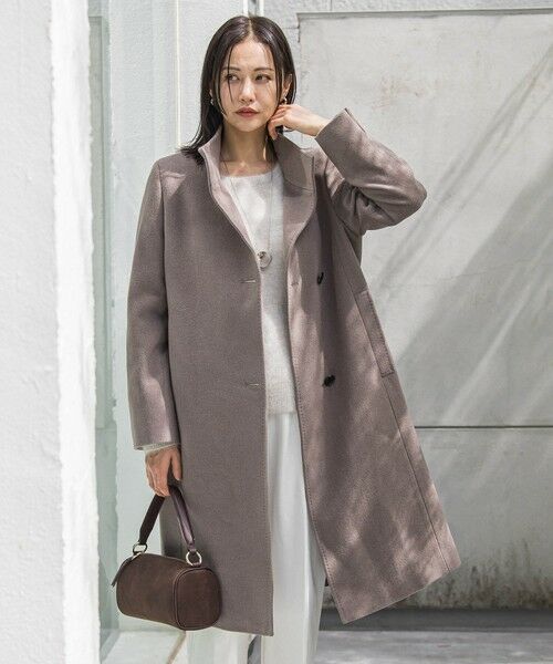 LAUTREAMONT/ロートレアモン プレミアムウールカシミヤロングコート キャメル 11号 LAUTREAMONT/ロートレアモン プレミアムウールカシミヤロングコート キャメル 11号