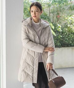 ストレッチダウンロングコート