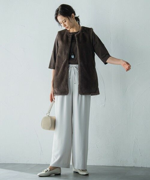 LAUTREAMONT / ロートレアモン ダウンジャケット・ベスト | ECOPELフェイクファージャケット | 詳細1