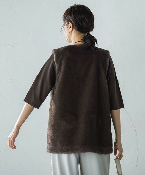 LAUTREAMONT / ロートレアモン ダウンジャケット・ベスト | ECOPELフェイクファージャケット | 詳細4