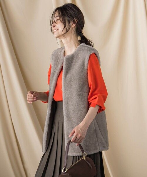 LAUTREAMONT / ロートレアモン ダウンジャケット・ベスト | ECOPELフェイクファージャケット | 詳細6