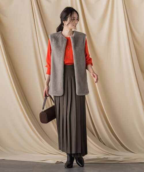 LAUTREAMONT / ロートレアモン ダウンジャケット・ベスト | ECOPELフェイクファージャケット | 詳細8