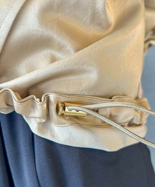 LAUTREAMONT / ロートレアモン テーラードジャケット | サテンジップブルゾン≪手洗い可能≫ | 詳細6