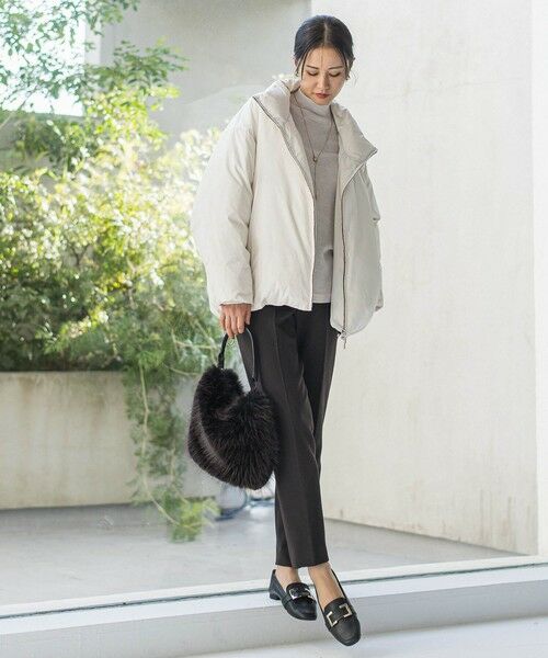 LAUTREAMONT / ロートレアモン テーラードジャケット | スタンドカラーダウンブルゾン≪WEB限定11号サイズ≫ | 詳細3