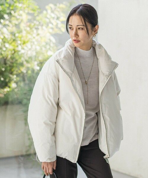 LAUTREAMONT / ロートレアモン テーラードジャケット | スタンドカラーダウンブルゾン≪WEB限定11号サイズ≫ | 詳細4