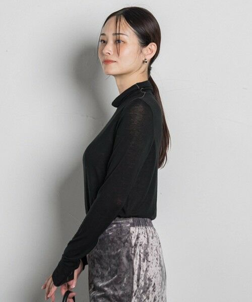 LAUTREAMONT / ロートレアモン カットソー | シアーラメタートル≪WEB限定カラー/手洗い可能≫ | 詳細12