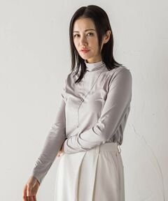 LAUTREAMONT / ロートレアモン カットソー | 【WEB限定】吸湿発熱スムースタッチタートルカットソー