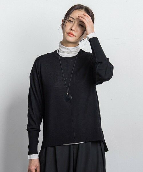 LAUTREAMONT / ロートレアモン カットソー | 【WEB限定】吸湿発熱スムースタッチタートルカットソー | 詳細4