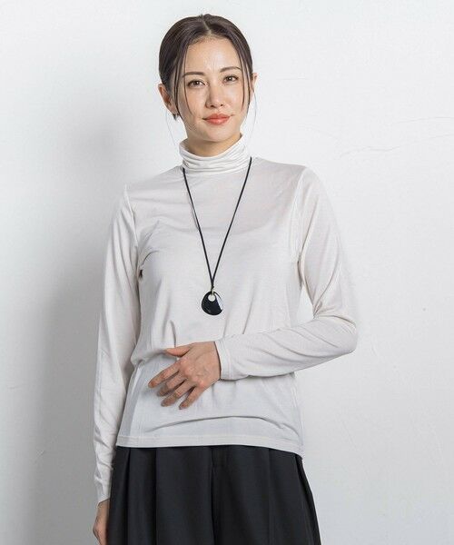 LAUTREAMONT / ロートレアモン カットソー | 【WEB限定】吸湿発熱スムースタッチタートルカットソー | 詳細6