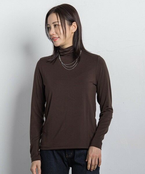 LAUTREAMONT / ロートレアモン カットソー | 【WEB限定】吸湿発熱スムースタッチタートルカットソー | 詳細20