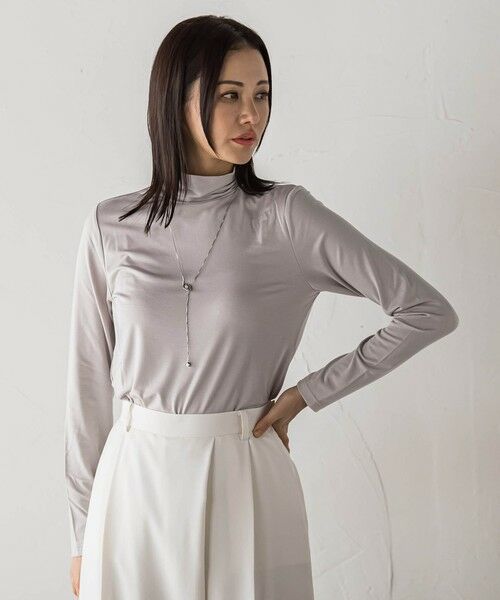 LAUTREAMONT / ロートレアモン カットソー | 【WEB限定】吸湿発熱スムースタッチタートルカットソー | 詳細24