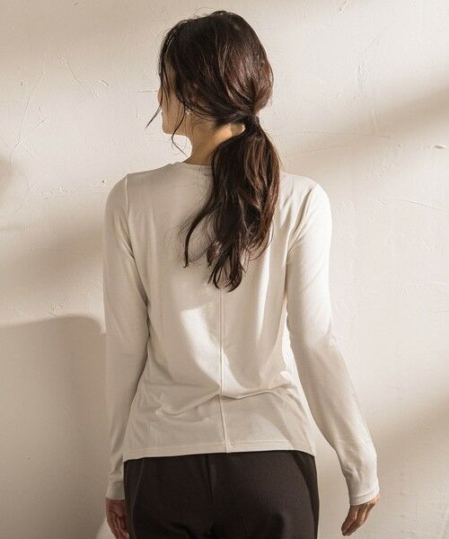 LAUTREAMONT / ロートレアモン カットソー | 【WEB限定】吸湿発熱スムースタッチカットソー | 詳細4