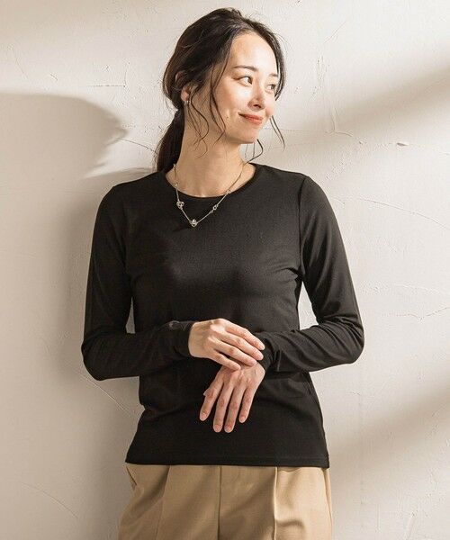 LAUTREAMONT / ロートレアモン カットソー | 【WEB限定】吸湿発熱スムースタッチカットソー | 詳細7