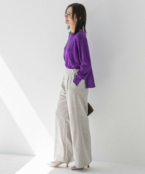 LAUTREAMONT / ロートレアモン その他パンツ | ツイルツイードワイドパンツ | 詳細2