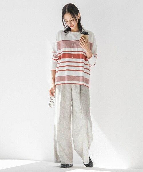 LAUTREAMONT / ロートレアモン その他パンツ | ツイルツイードワイドパンツ | 詳細6