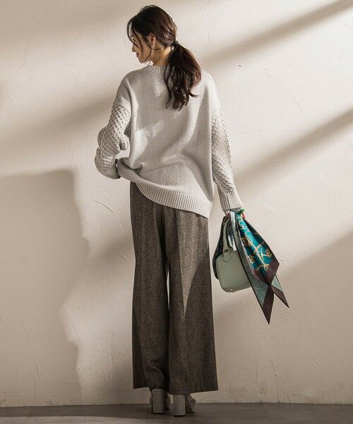 LAUTREAMONT / ロートレアモン その他パンツ | ツイルツイードワイドパンツ | 詳細17