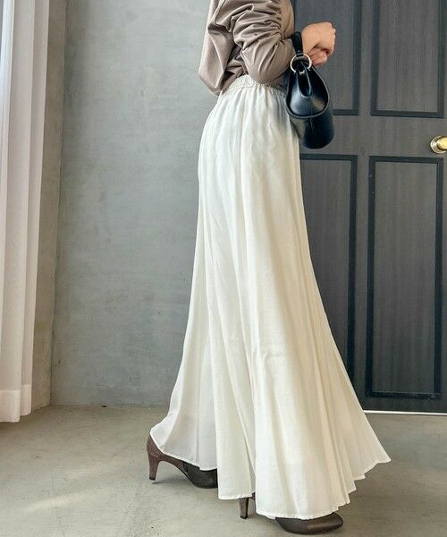 LAUTREAMONT / ロートレアモン ミニ・ひざ丈スカート | 【WEB限定】カルゼフレアスカート | 詳細2