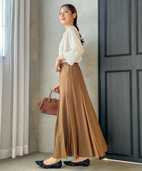 LAUTREAMONT / ロートレアモン ミニ・ひざ丈スカート | 【WEB限定】カルゼフレアスカート | 詳細8