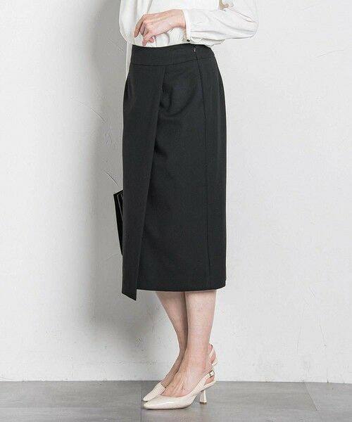 LAUTREAMONT / ロートレアモン ミニ・ひざ丈スカート | 両面起毛ストレートスカート≪洗える/セットアップ対応≫ | 詳細1