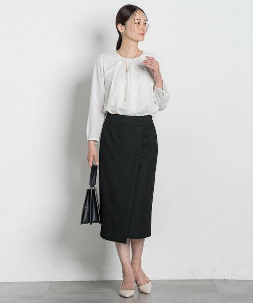 LAUTREAMONT / ロートレアモン ミニ・ひざ丈スカート | 両面起毛ストレートスカート≪洗える/セットアップ対応≫ | 詳細2