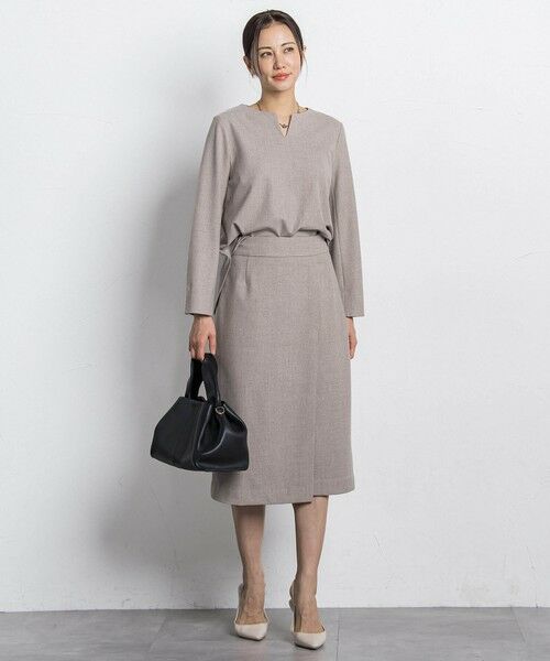 LAUTREAMONT / ロートレアモン ミニ・ひざ丈スカート | 両面起毛ストレートスカート≪洗える/セットアップ対応≫ | 詳細15