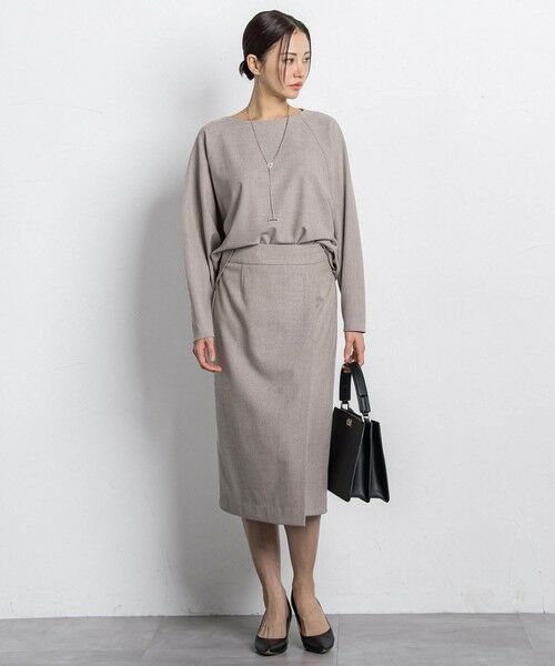 LAUTREAMONT / ロートレアモン ミニ・ひざ丈スカート | 両面起毛ストレートスカート≪洗える/セットアップ対応≫ | 詳細19