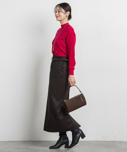 LAUTREAMONT / ロートレアモン ミニ・ひざ丈スカート | シックツィードツイルスカート | 詳細2