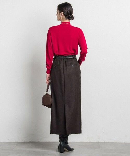 LAUTREAMONT / ロートレアモン ミニ・ひざ丈スカート | シックツィードツイルスカート | 詳細3