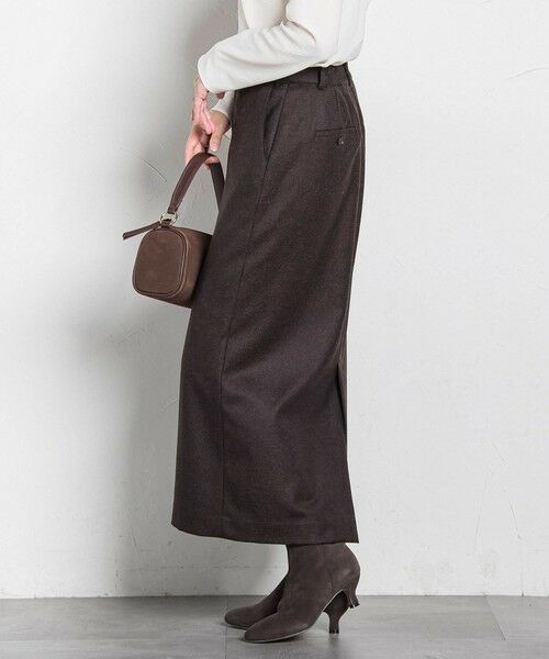 LAUTREAMONT / ロートレアモン ミニ・ひざ丈スカート | シックツィードツイルスカート | 詳細6