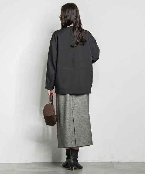 LAUTREAMONT / ロートレアモン ミニ・ひざ丈スカート | シックツィードツイルスカート | 詳細19