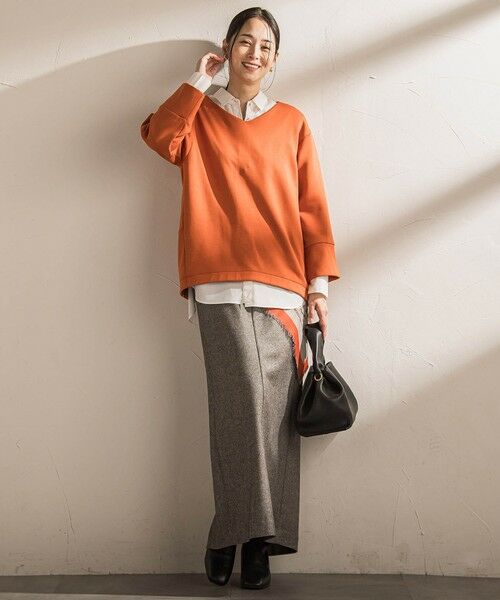 LAUTREAMONT / ロートレアモン ミニ・ひざ丈スカート | シックツィードツイルスカート | 詳細29