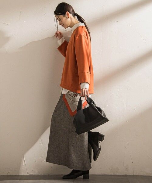 LAUTREAMONT / ロートレアモン ミニ・ひざ丈スカート | シックツィードツイルスカート | 詳細30