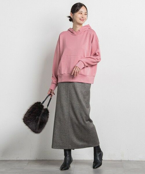 LAUTREAMONT / ロートレアモン ミニ・ひざ丈スカート | シックツィードツイルスカート | 詳細16