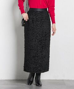 LAUTREAMONT / ロートレアモン ミニ・ひざ丈スカート | エディター東原妙子 × LAUTREAMONT /フェザージャガードタイトスカート