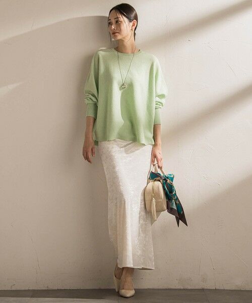 LAUTREAMONT / ロートレアモン ミニ・ひざ丈スカート | スノーベロアクラッシュスカート | 詳細18