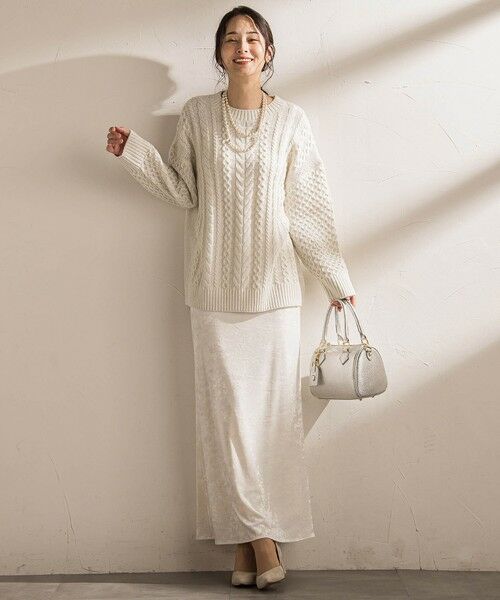 LAUTREAMONT / ロートレアモン ミニ・ひざ丈スカート | スノーベロアクラッシュスカート | 詳細22