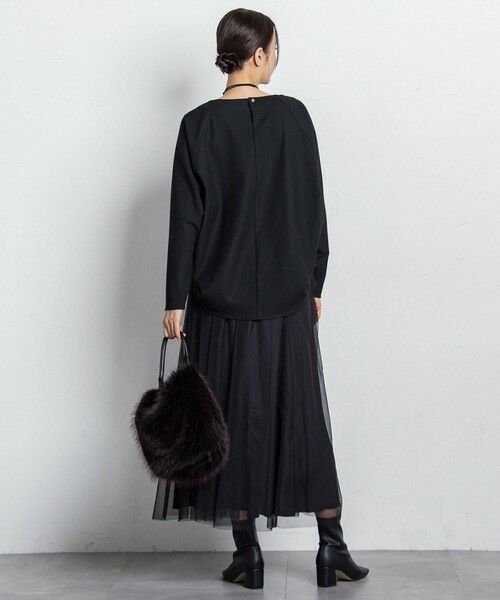 LAUTREAMONT / ロートレアモン ミニ・ひざ丈スカート | パウダーサテンリバーシブルスカート | 詳細3