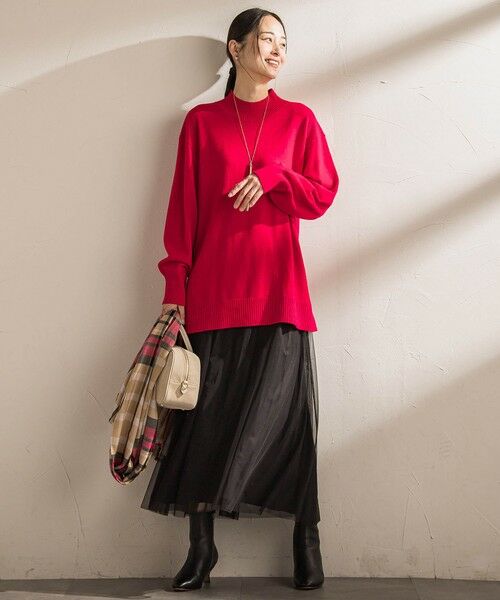 LAUTREAMONT / ロートレアモン ミニ・ひざ丈スカート | パウダーサテンリバーシブルスカート | 詳細13