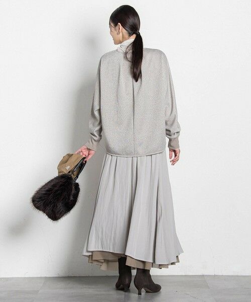 LAUTREAMONT / ロートレアモン ミニ・ひざ丈スカート | パウダーサテンリバーシブルスカート | 詳細16